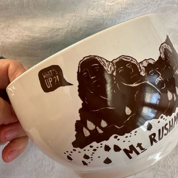 Mt. Rushmore Coffee Mug Cup Oversized Soup Bowl - Picture 2 of 4